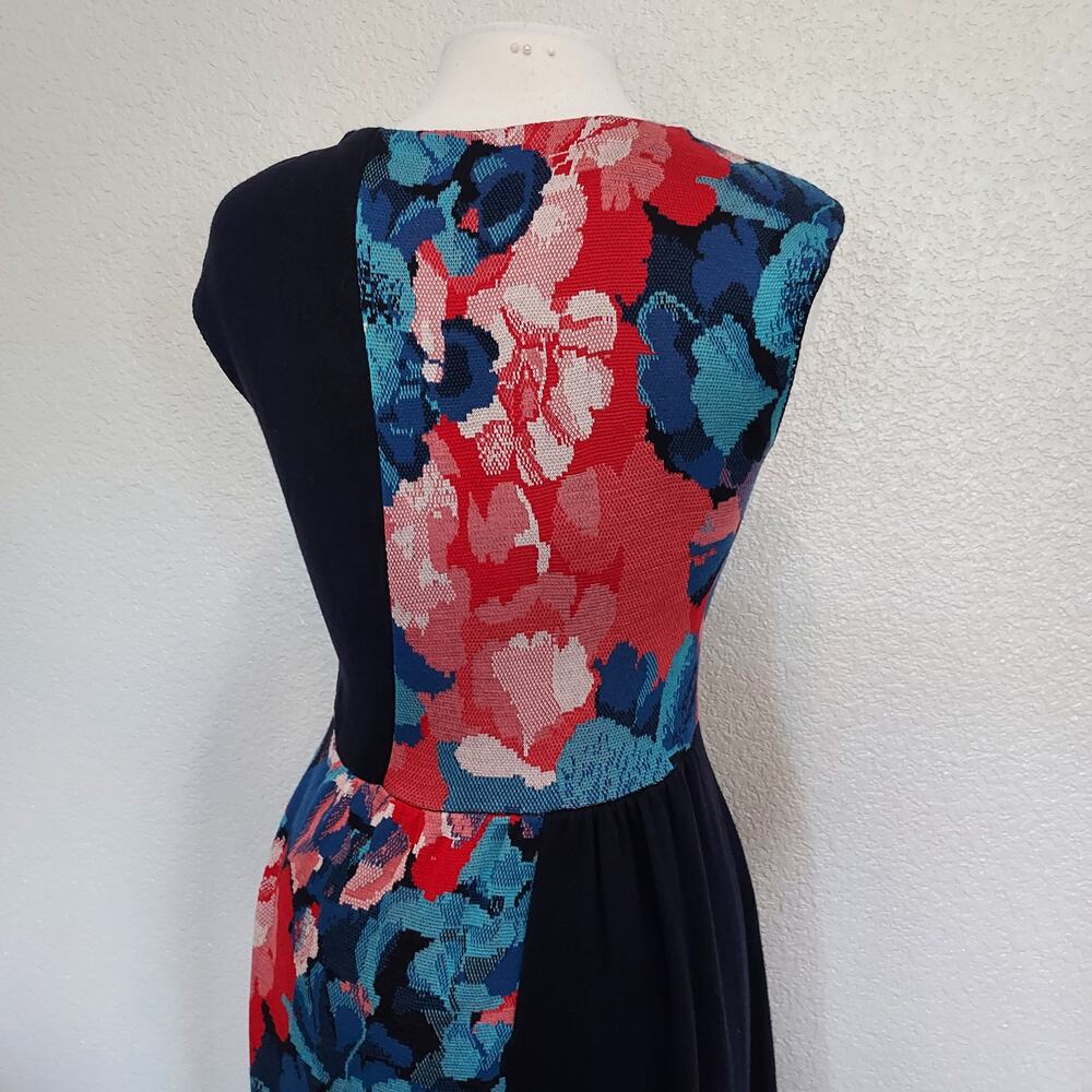 Leifsdottir Colorful Knit Sleeveless Floral Dress Size 8 - Picture 10 of 13